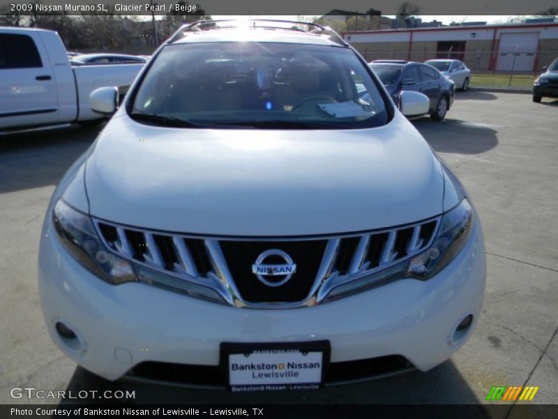 Glacier Pearl / Beige 2009 Nissan Murano SL