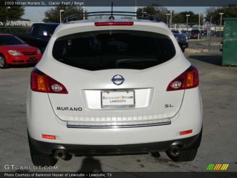 Glacier Pearl / Beige 2009 Nissan Murano SL