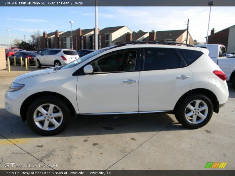 Glacier Pearl / Beige 2009 Nissan Murano SL