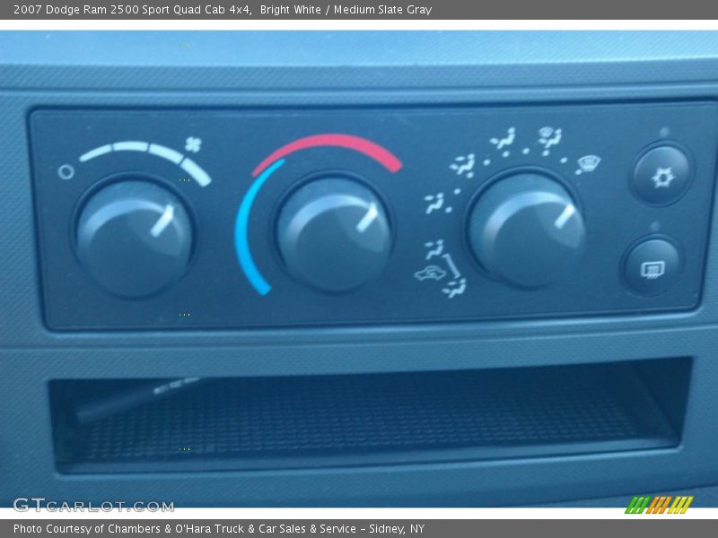 Bright White / Medium Slate Gray 2007 Dodge Ram 2500 Sport Quad Cab 4x4