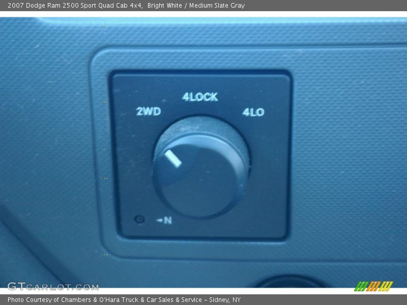 Bright White / Medium Slate Gray 2007 Dodge Ram 2500 Sport Quad Cab 4x4