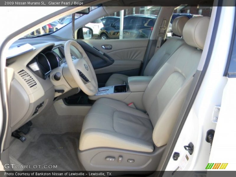Glacier Pearl / Beige 2009 Nissan Murano SL