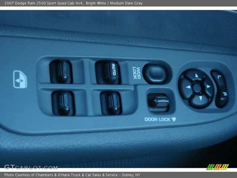 Bright White / Medium Slate Gray 2007 Dodge Ram 2500 Sport Quad Cab 4x4