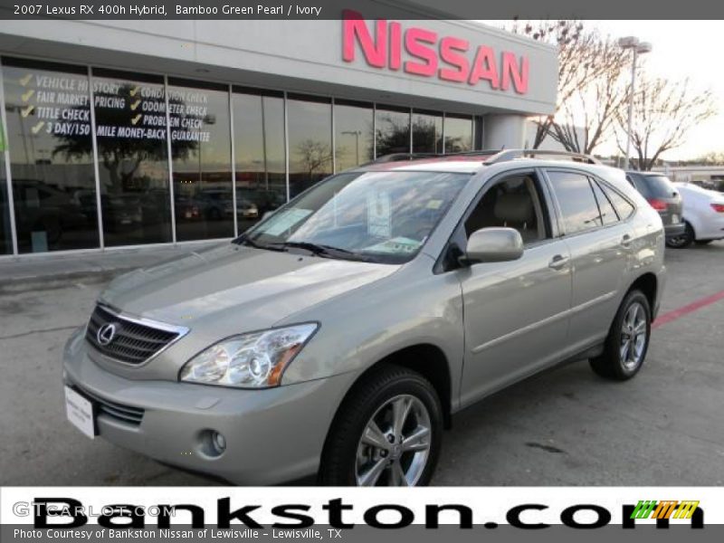 Bamboo Green Pearl / Ivory 2007 Lexus RX 400h Hybrid