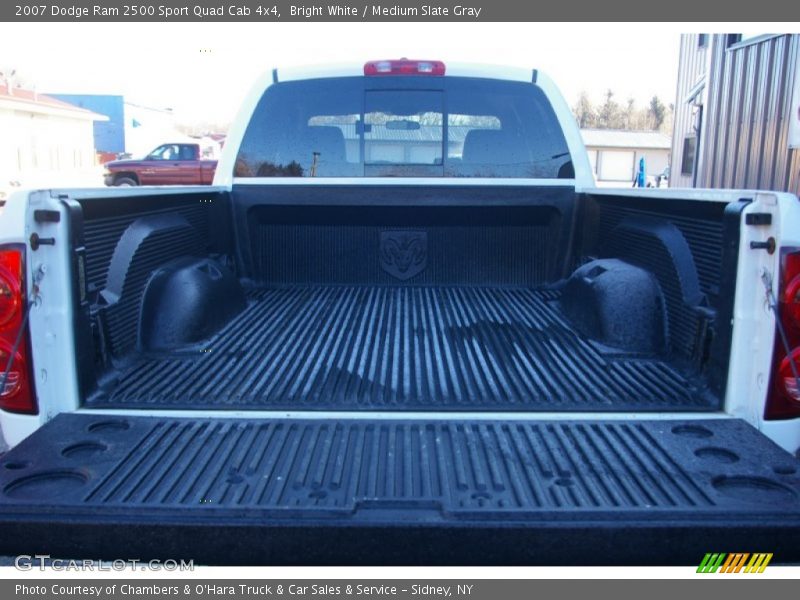 Bright White / Medium Slate Gray 2007 Dodge Ram 2500 Sport Quad Cab 4x4