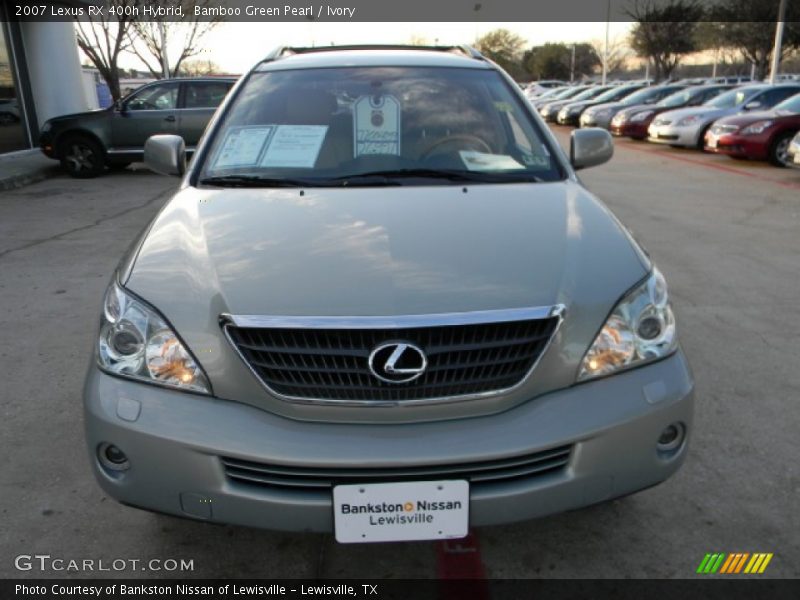 Bamboo Green Pearl / Ivory 2007 Lexus RX 400h Hybrid