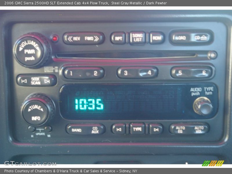 Audio System of 2006 Sierra 2500HD SLT Extended Cab 4x4 Plow Truck
