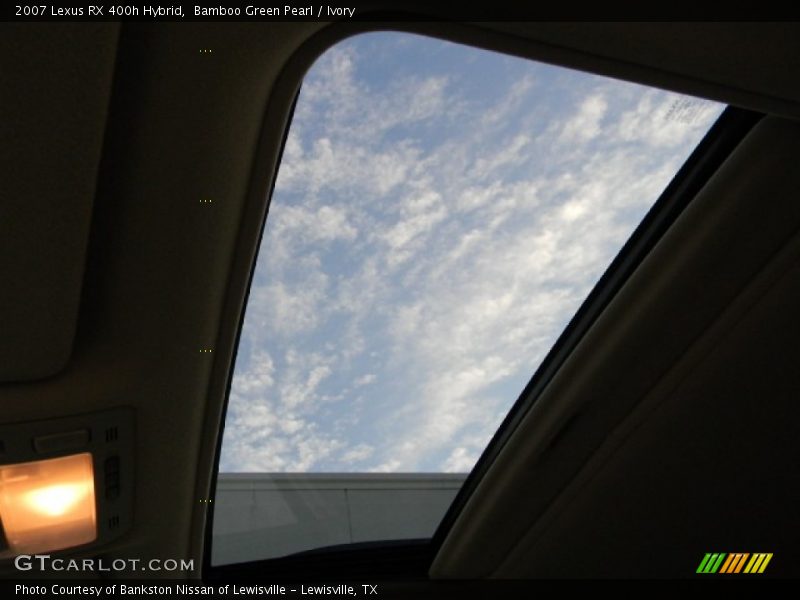 Sunroof of 2007 RX 400h Hybrid