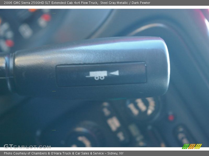 Steel Gray Metallic / Dark Pewter 2006 GMC Sierra 2500HD SLT Extended Cab 4x4 Plow Truck