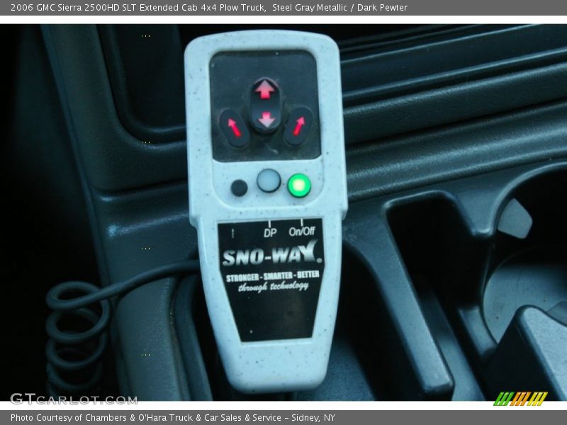 Steel Gray Metallic / Dark Pewter 2006 GMC Sierra 2500HD SLT Extended Cab 4x4 Plow Truck