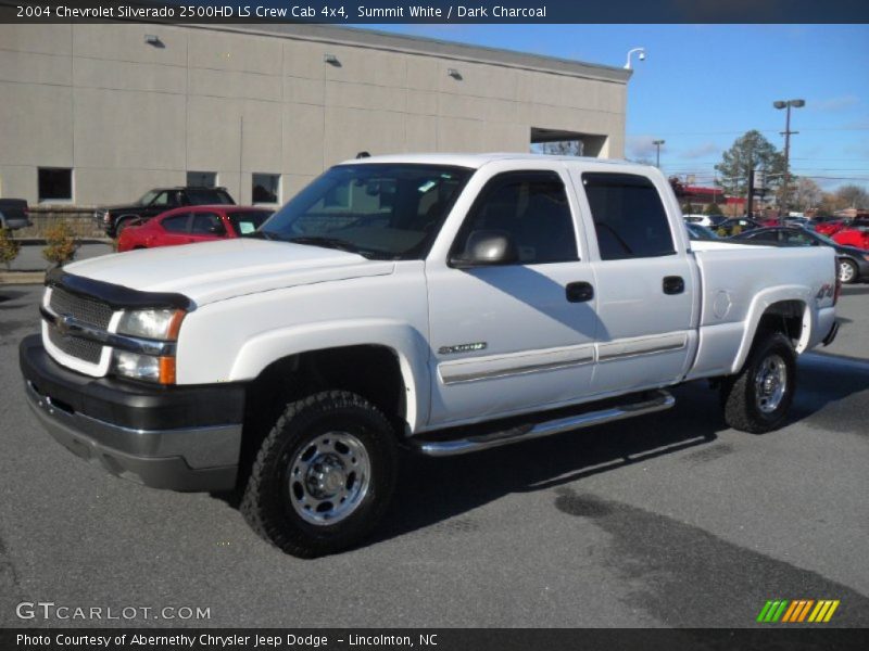 Summit White / Dark Charcoal 2004 Chevrolet Silverado 2500HD LS Crew Cab 4x4