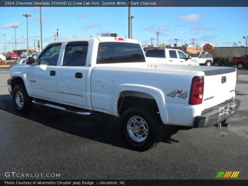 Summit White / Dark Charcoal 2004 Chevrolet Silverado 2500HD LS Crew Cab 4x4