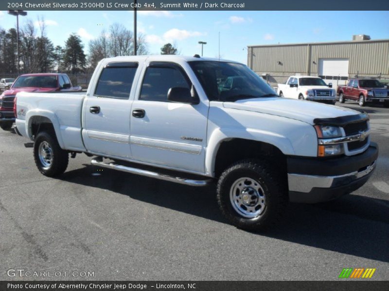 Summit White / Dark Charcoal 2004 Chevrolet Silverado 2500HD LS Crew Cab 4x4