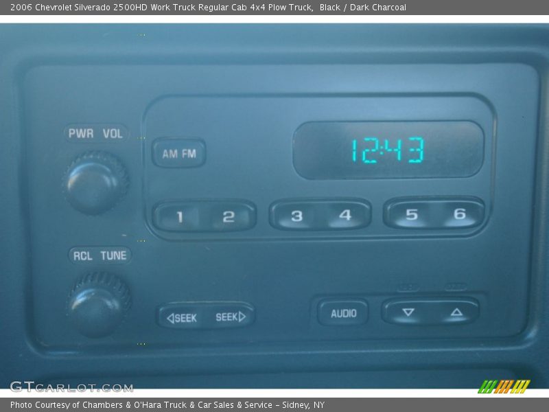 Audio System of 2006 Silverado 2500HD Work Truck Regular Cab 4x4 Plow Truck