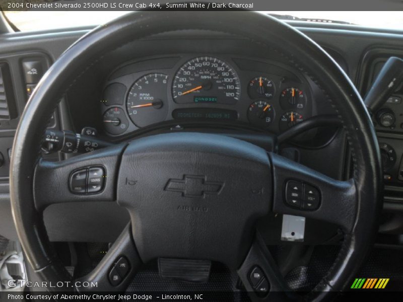 Summit White / Dark Charcoal 2004 Chevrolet Silverado 2500HD LS Crew Cab 4x4