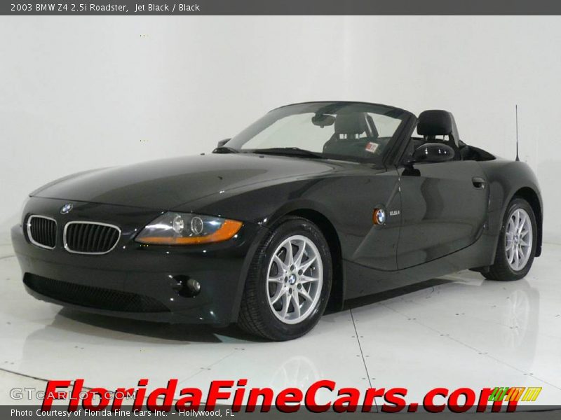 Jet Black / Black 2003 BMW Z4 2.5i Roadster