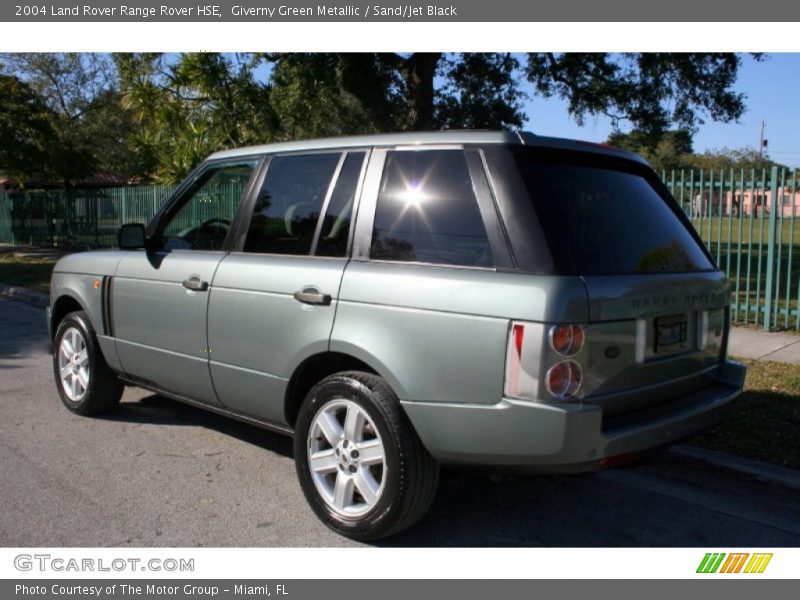 Giverny Green Metallic / Sand/Jet Black 2004 Land Rover Range Rover HSE