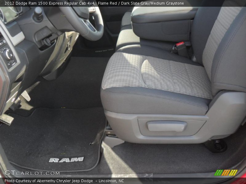 Flame Red / Dark Slate Gray/Medium Graystone 2012 Dodge Ram 1500 Express Regular Cab 4x4
