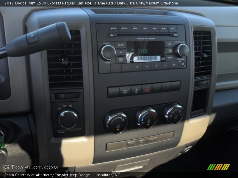 Flame Red / Dark Slate Gray/Medium Graystone 2012 Dodge Ram 1500 Express Regular Cab 4x4