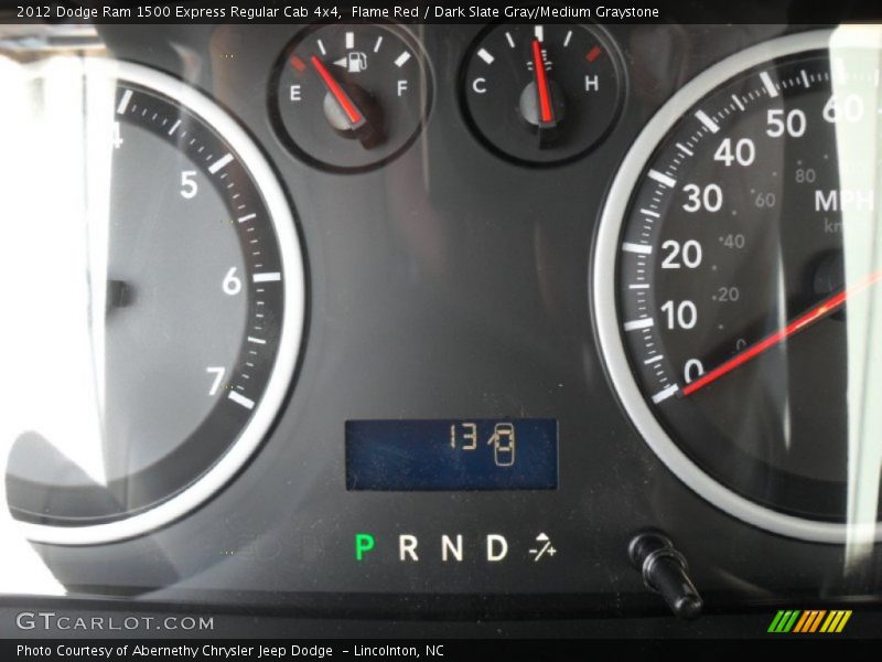 Flame Red / Dark Slate Gray/Medium Graystone 2012 Dodge Ram 1500 Express Regular Cab 4x4