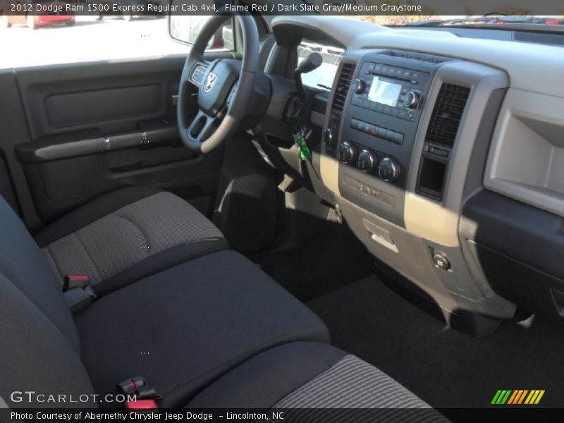 Flame Red / Dark Slate Gray/Medium Graystone 2012 Dodge Ram 1500 Express Regular Cab 4x4