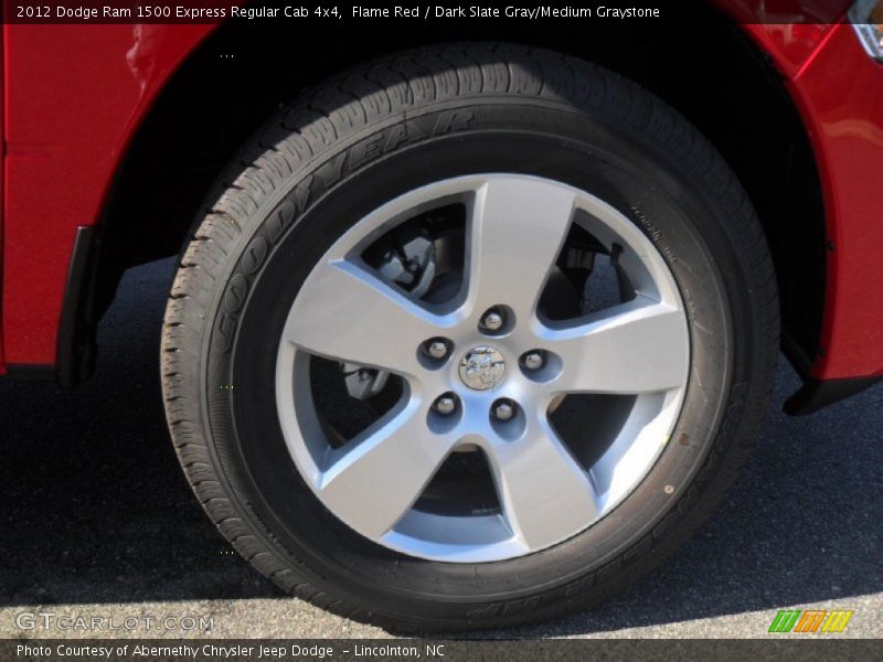 Flame Red / Dark Slate Gray/Medium Graystone 2012 Dodge Ram 1500 Express Regular Cab 4x4
