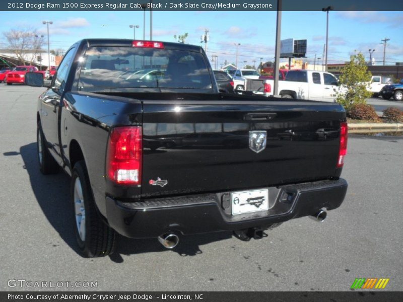 Black / Dark Slate Gray/Medium Graystone 2012 Dodge Ram 1500 Express Regular Cab