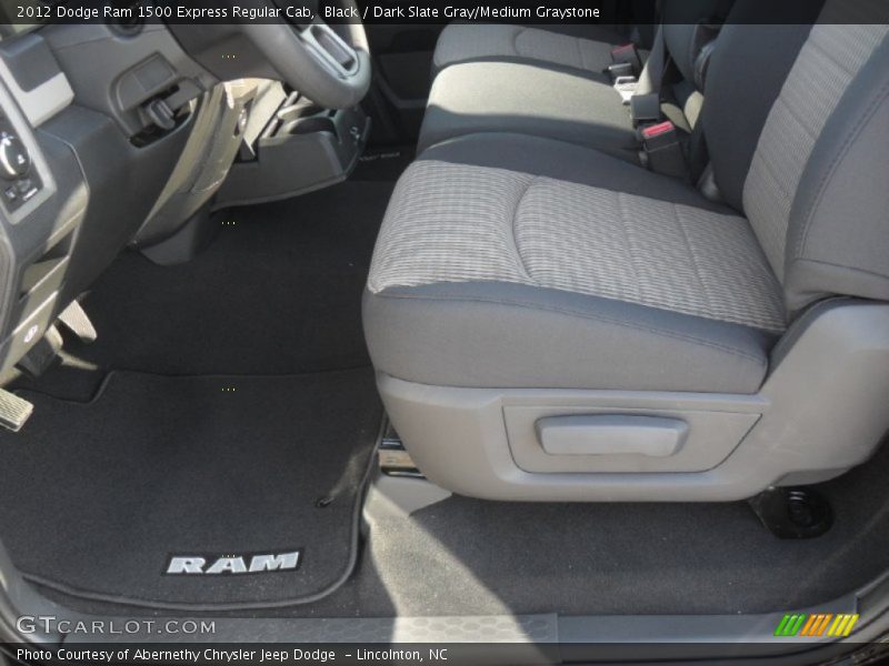 Black / Dark Slate Gray/Medium Graystone 2012 Dodge Ram 1500 Express Regular Cab