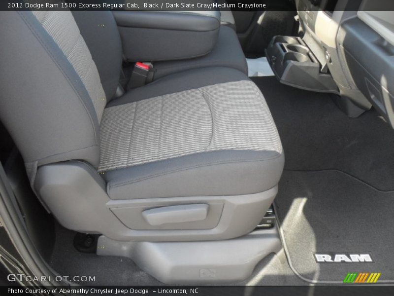Black / Dark Slate Gray/Medium Graystone 2012 Dodge Ram 1500 Express Regular Cab