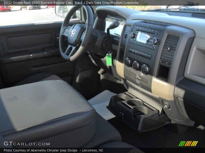 Black / Dark Slate Gray/Medium Graystone 2012 Dodge Ram 1500 Express Regular Cab