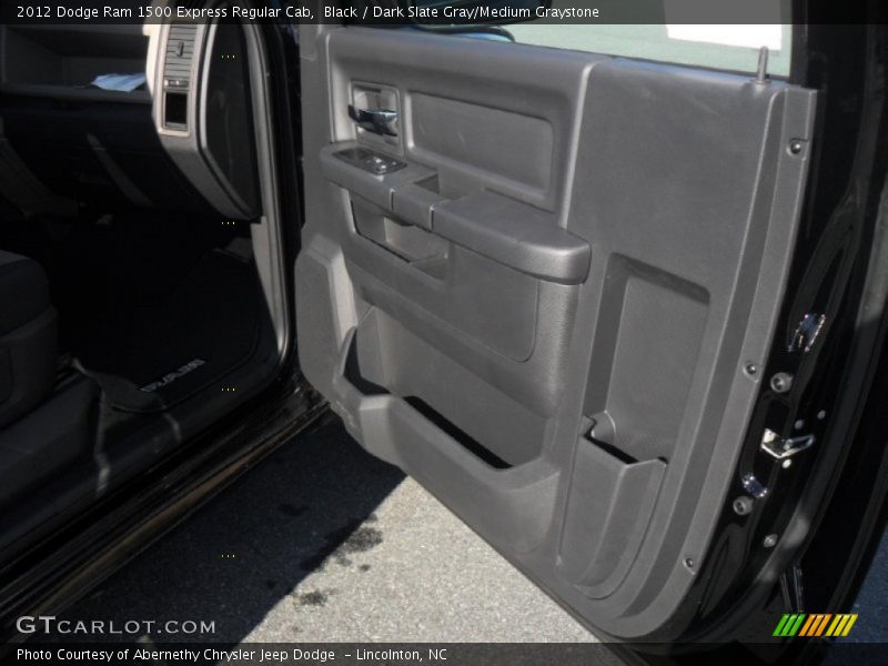 Black / Dark Slate Gray/Medium Graystone 2012 Dodge Ram 1500 Express Regular Cab