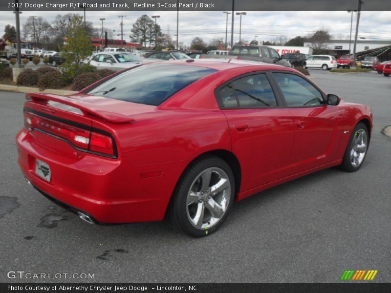 Redline 3-Coat Pearl / Black 2012 Dodge Charger R/T Road and Track