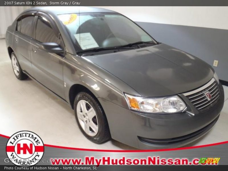 Storm Gray / Gray 2007 Saturn ION 2 Sedan