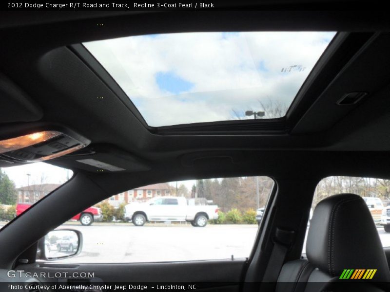 Sunroof of 2012 Charger R/T Road and Track