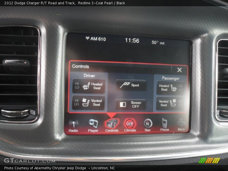 Redline 3-Coat Pearl / Black 2012 Dodge Charger R/T Road and Track