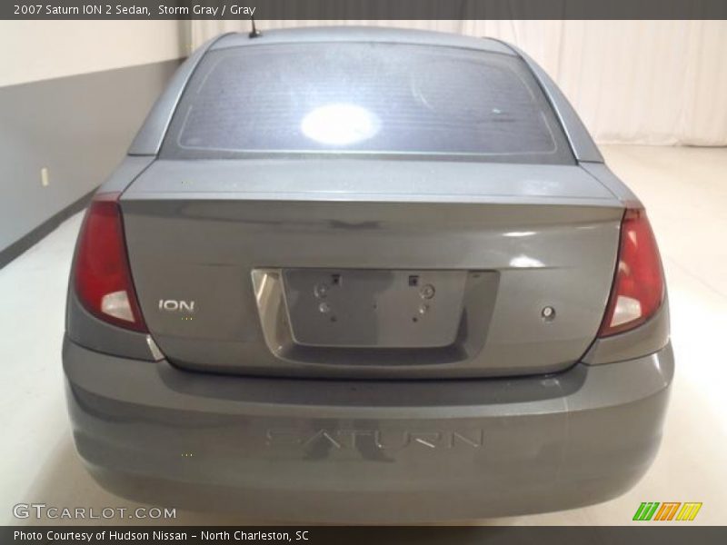 Storm Gray / Gray 2007 Saturn ION 2 Sedan