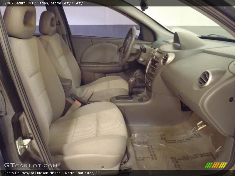Storm Gray / Gray 2007 Saturn ION 2 Sedan