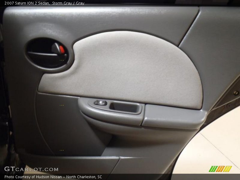 Storm Gray / Gray 2007 Saturn ION 2 Sedan