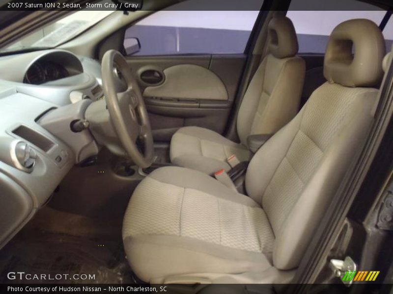 Storm Gray / Gray 2007 Saturn ION 2 Sedan
