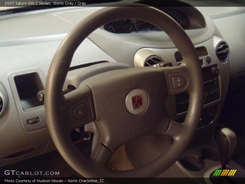 Storm Gray / Gray 2007 Saturn ION 2 Sedan