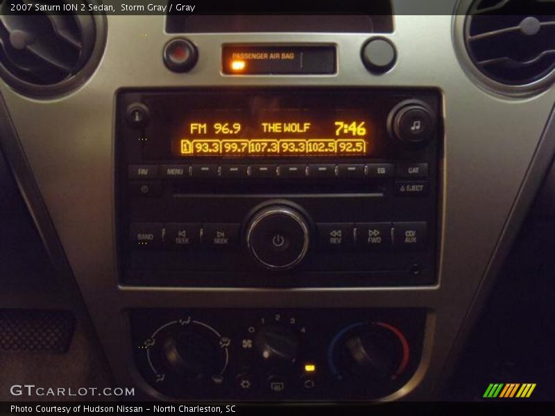 Storm Gray / Gray 2007 Saturn ION 2 Sedan