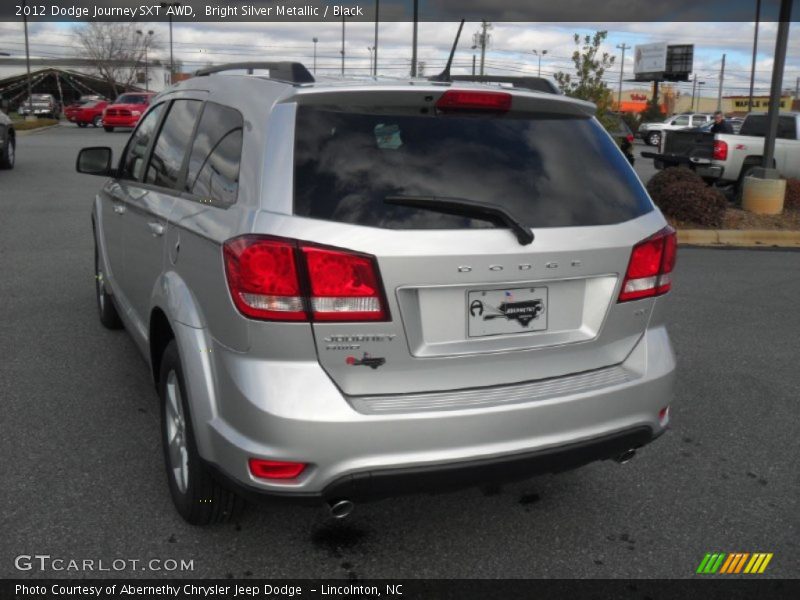 Bright Silver Metallic / Black 2012 Dodge Journey SXT AWD