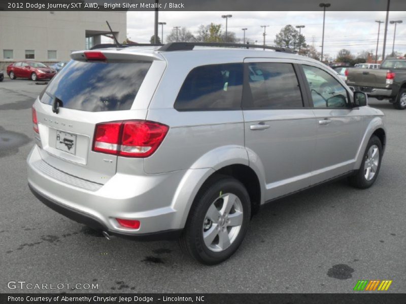 Bright Silver Metallic / Black 2012 Dodge Journey SXT AWD