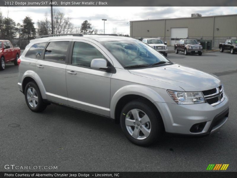Bright Silver Metallic / Black 2012 Dodge Journey SXT AWD