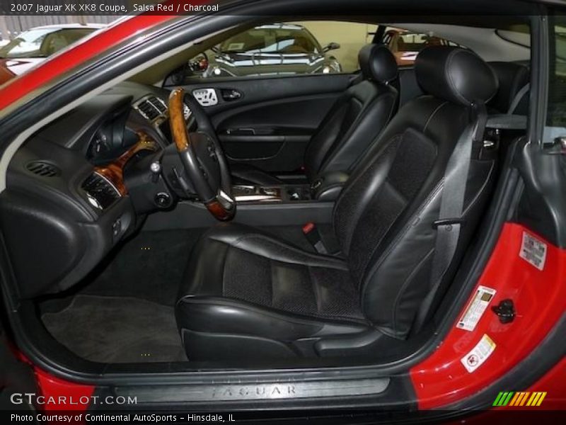 Salsa Red / Charcoal 2007 Jaguar XK XK8 Coupe