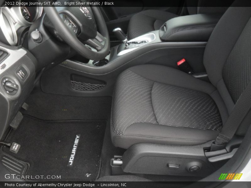 Bright Silver Metallic / Black 2012 Dodge Journey SXT AWD