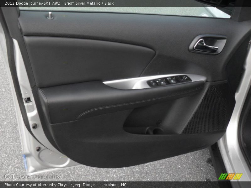 Bright Silver Metallic / Black 2012 Dodge Journey SXT AWD