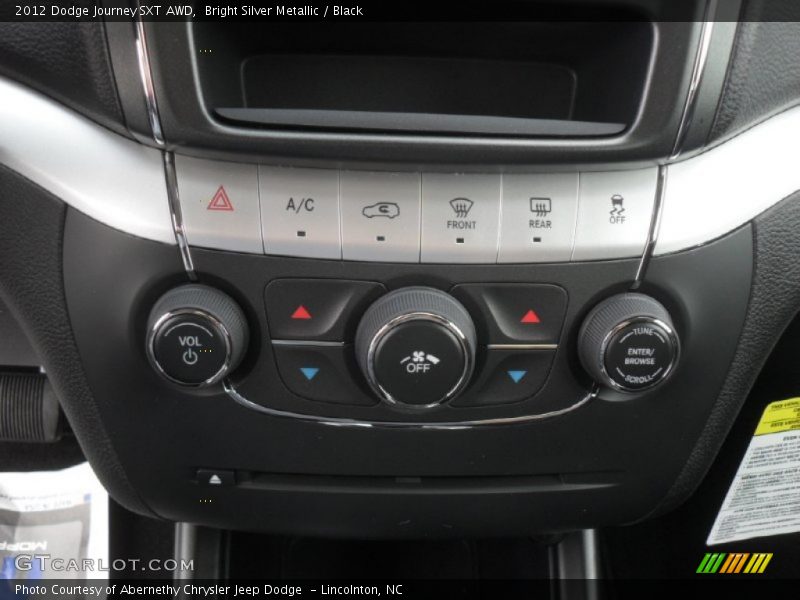 Bright Silver Metallic / Black 2012 Dodge Journey SXT AWD