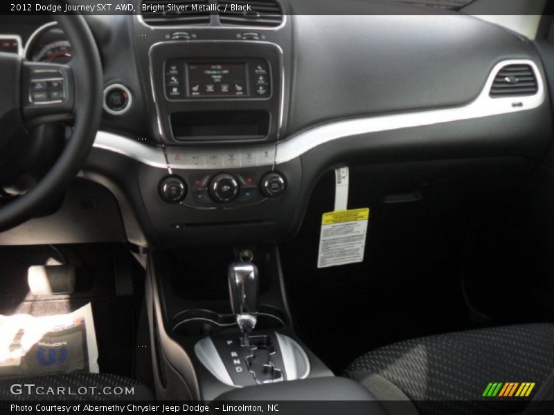 Bright Silver Metallic / Black 2012 Dodge Journey SXT AWD