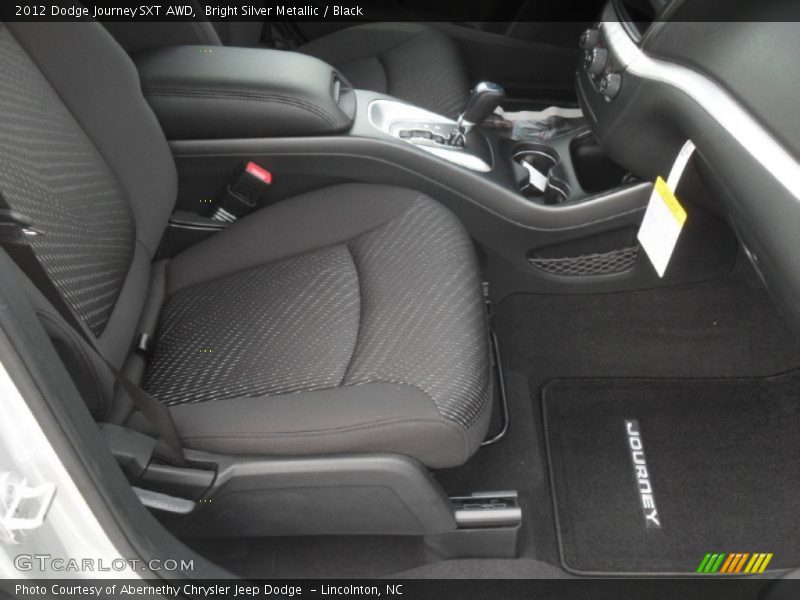 Bright Silver Metallic / Black 2012 Dodge Journey SXT AWD